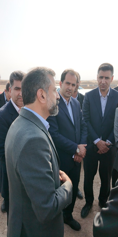 بازدید مدیرعامل سازمان مهندسی آب و فاضلاب کشور از پروژه نهضت ملی مسکن اشکذر.